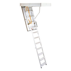 Metalen vlizotrap STEEL - 3-delige zoldertrap met isolatiewaarde u=1,1 W/m2K