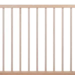 Bouwpakket balustrade met ronde spijlen | Houten balustrade