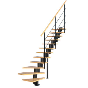 Middenboomtrap met kwartslag BARCELONA | Hoogte 221 - 299 cm