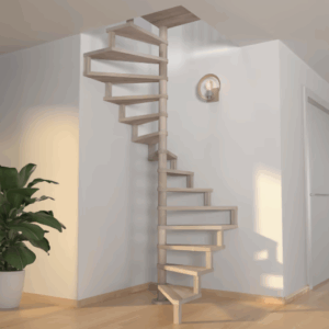Houten spiltrap CARREE