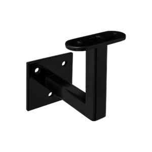 RVS leuninghouder voor LED kabels - RAL9005 - Premium leuninghouder model AX02