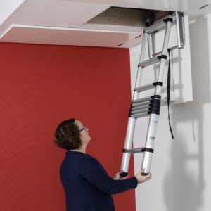 Telescopische Vlizotrap STEPmini - Voor hoogte 245 - 255 cm - Compact en gebruiksvriendelijk ontwerp