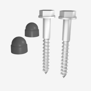 Schroeven voor bevestigen in houten vloeren Ø10×120 mm (set van 2)