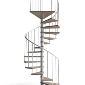 Spiltrap ITH met houten treden 40 mm dik