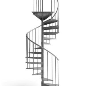 Spiltrap IZT met houten treden 40 mm dik